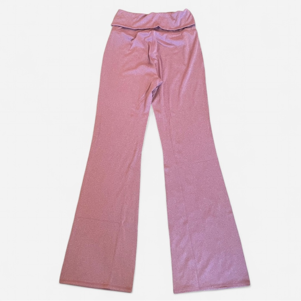 Halara In My Feels Super High Waisted Fold Over Flare Leggings XL New - Picture 6 of 7